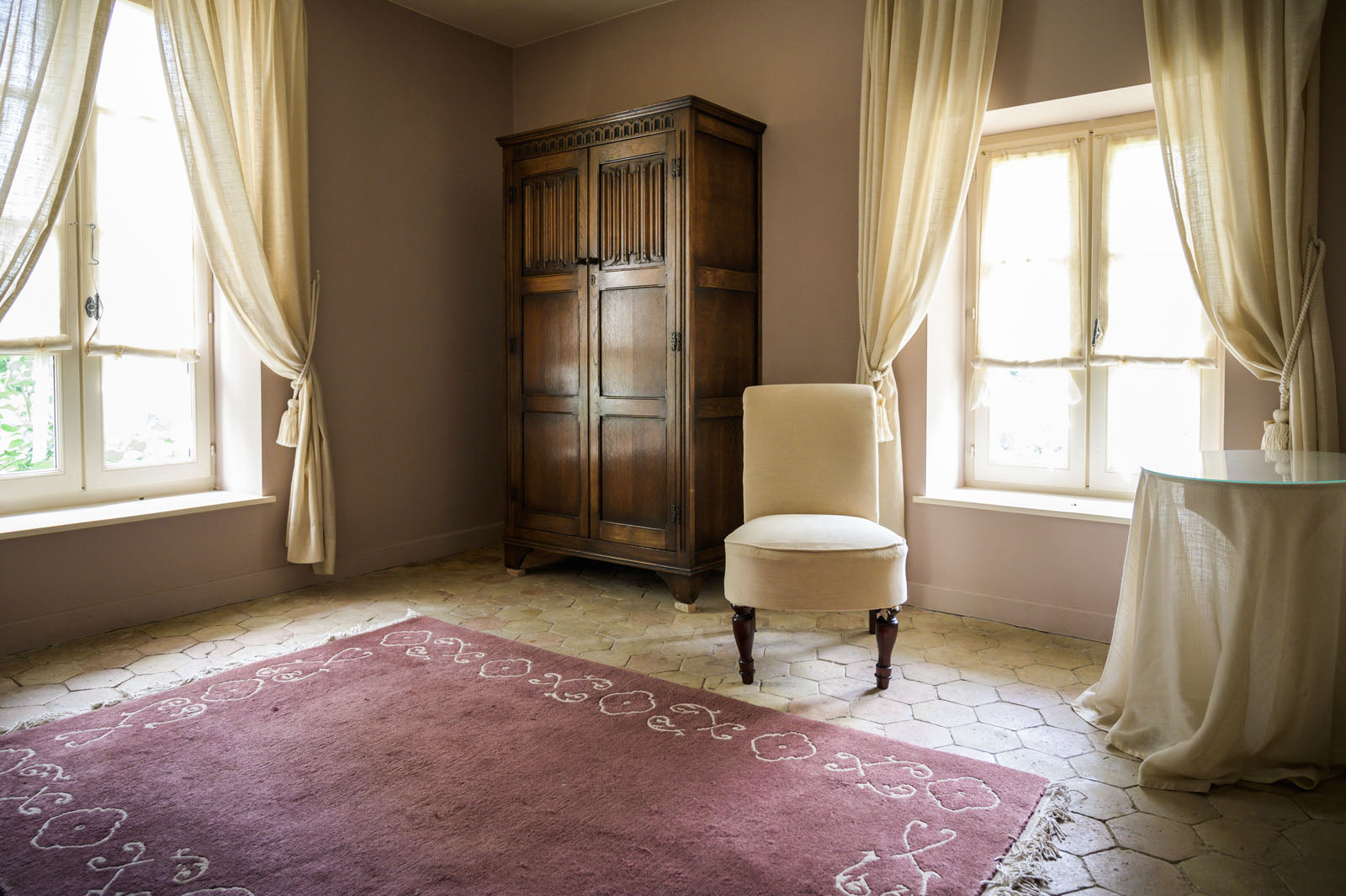 Chambre du gite de charme en Bourgogne au Château Armand Heitz