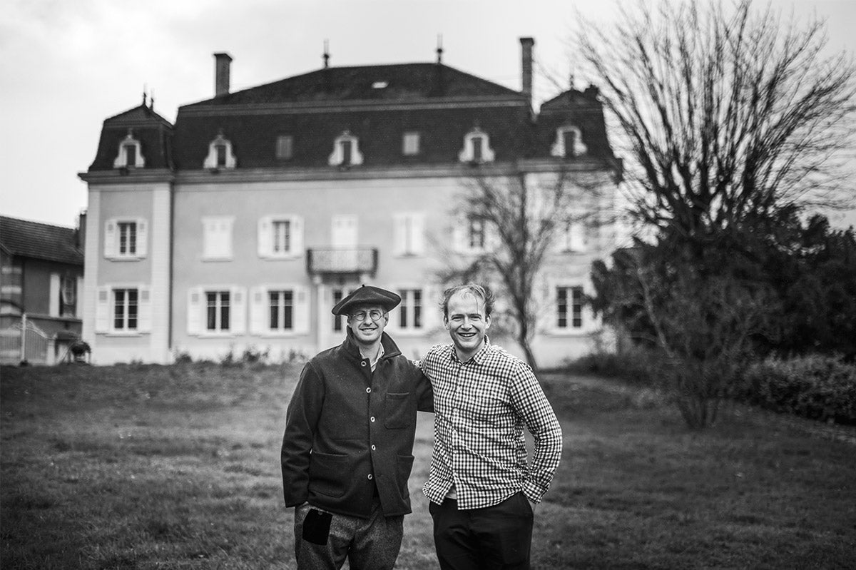 Edouard et Armand au visite au Château du Moulin-à-Vent