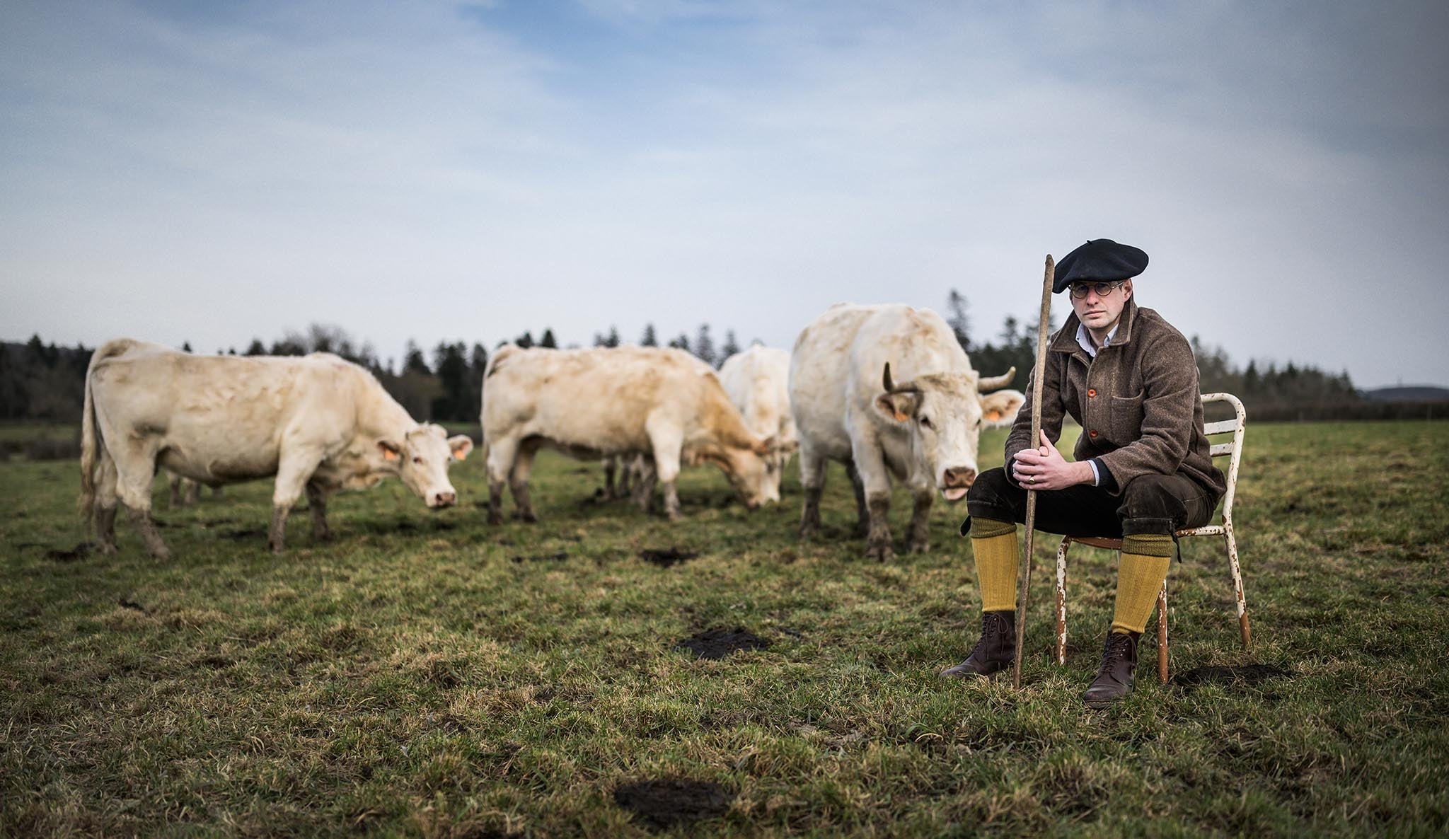 Armand Heitz, éleveur bovin et ovin en Bourgogne