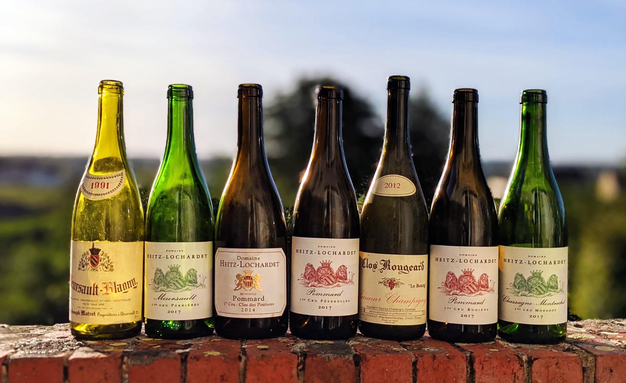 dégustation Meursault Pommard Chassagne Armand Heitz