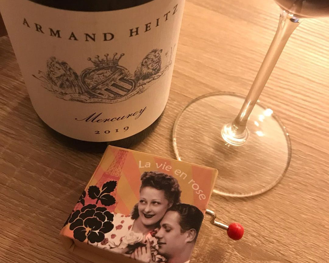 Dégustation en musique du Mercurey de chez Armand Heitz 
