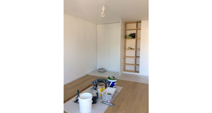 Transformation d'un appartement sur Dijon, chantier réalisé par l'agence A&A Heitz Architecture.