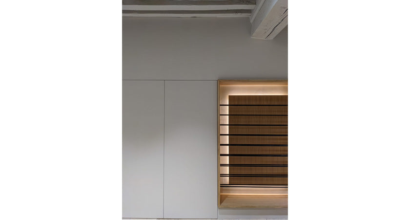 Création d'un magasin à Beaune, chantier réalisé par l'agence A&A Heitz Architecture.