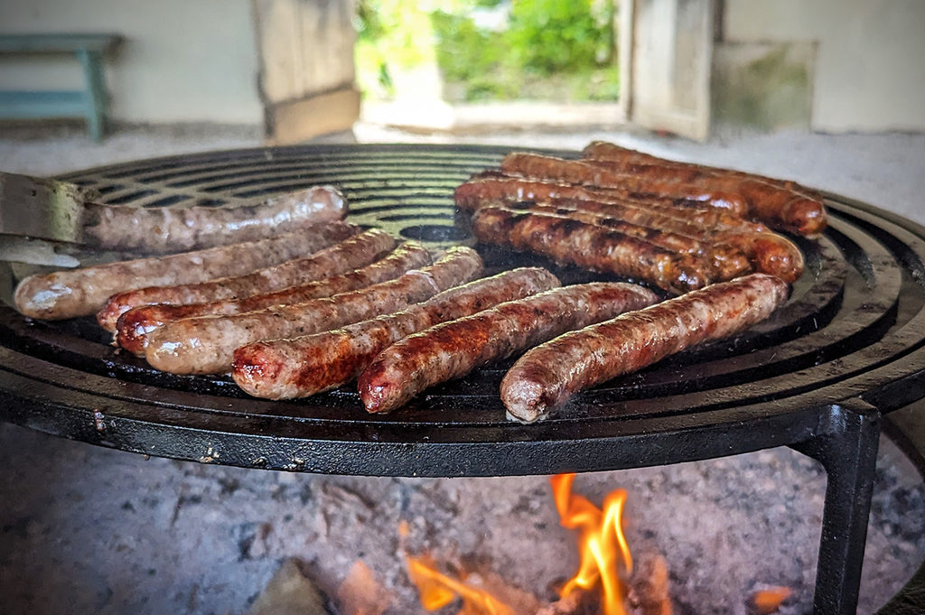 Colis de viande avec saucisses et merguez de boeuf ferme armand heitz