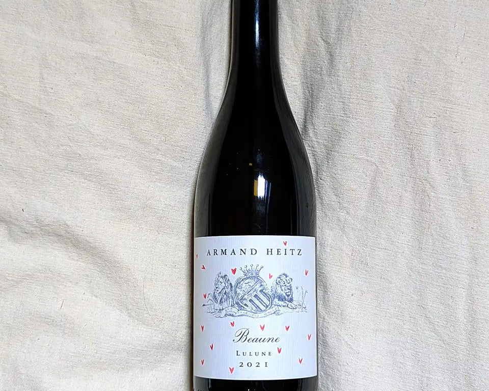 cuvée éphémère Saint-Valentin Beaune Lulune vin blanc de Bourgogne Armand Heitz