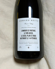 Cuvée éphémère Saint-Valentin Beaune village rouge Armand Heitz