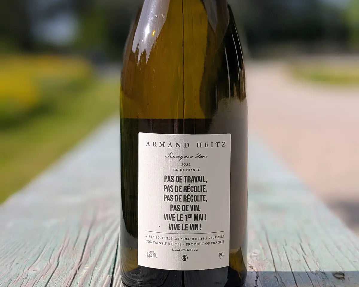 cuvée RTT Armand Heitz édition limitée sauvignon blanc bourgogne