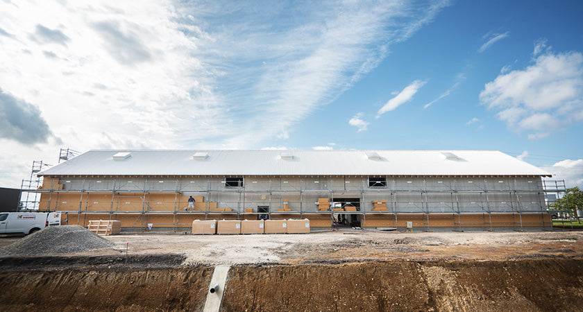 construction d'une cuverie à Meursault en Bourgogne projet A&A Heitz Architecture