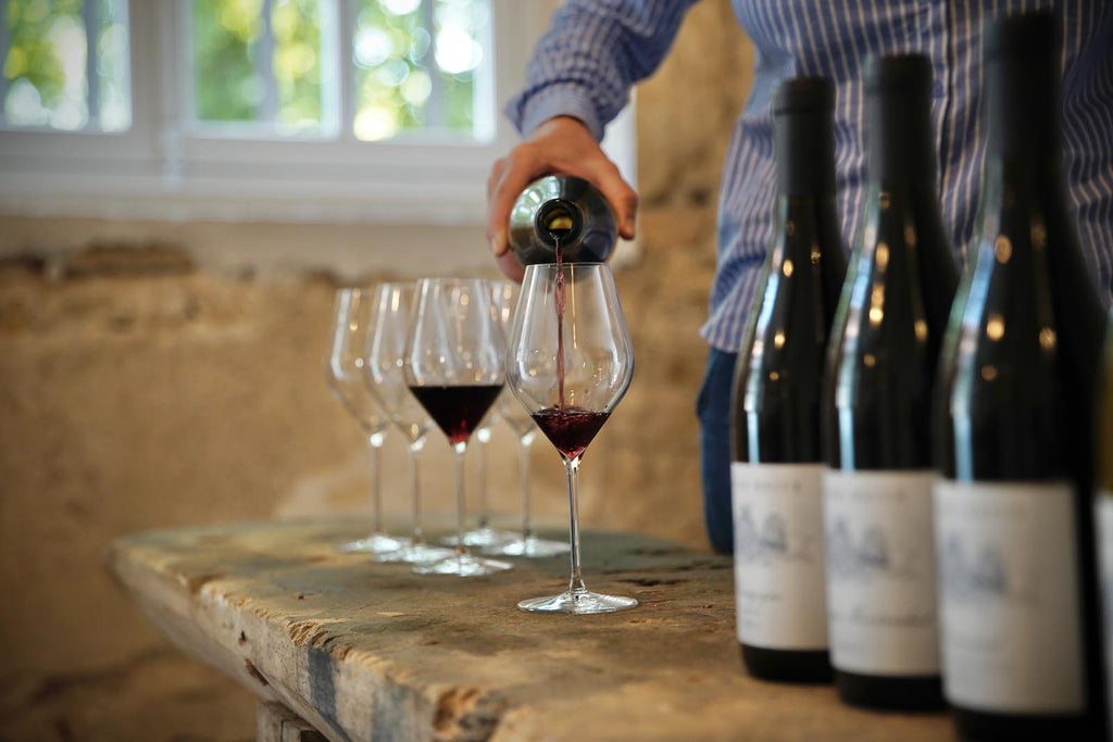 Dégustation vins de Bourgogne au Château Armand Heitz - les vins rouges