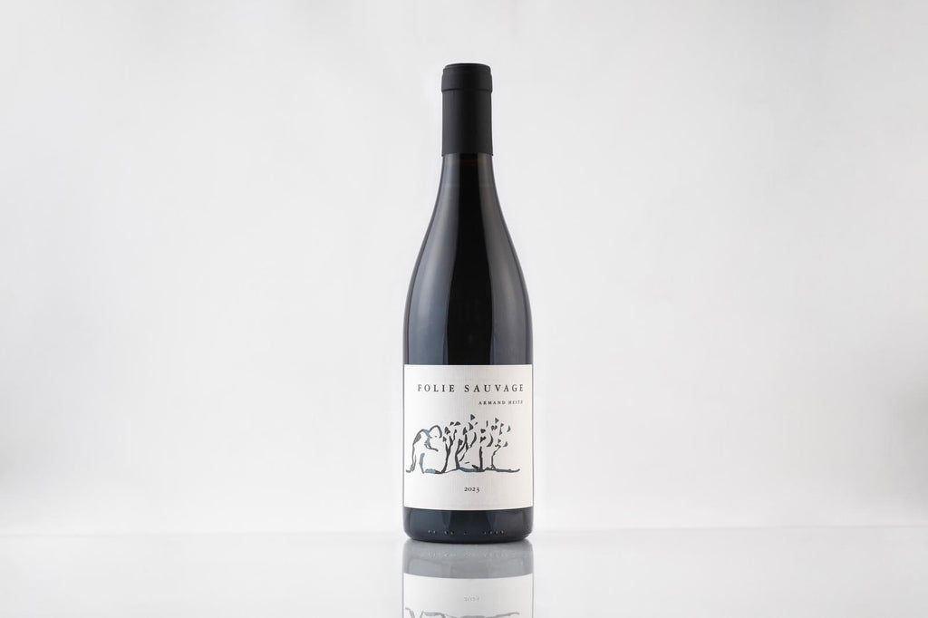 bouteille de vin rouge folie sauvage Armand Heitz millésime 2023