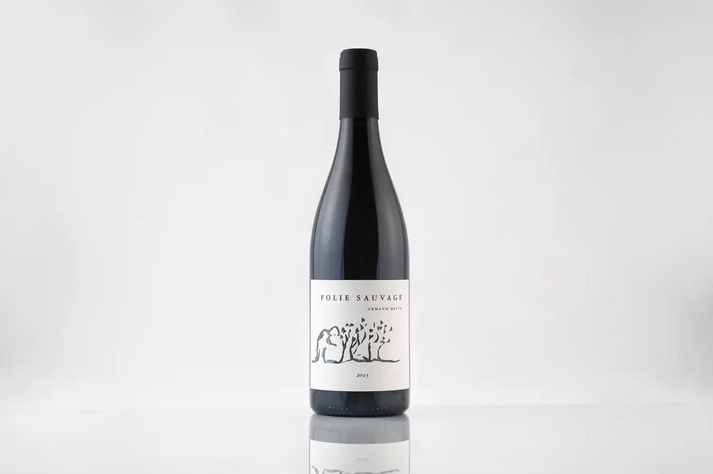 bouteille de vin rouge folie sauvage Armand Heitz millésime 2023
