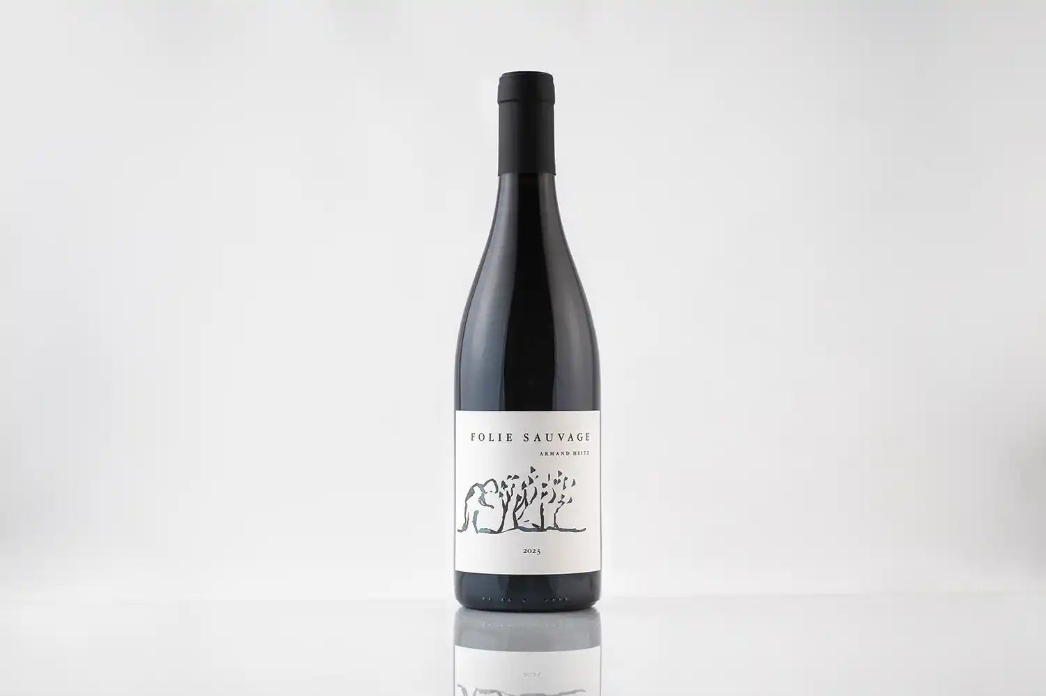 bouteille de vin rouge folie sauvage Armand Heitz millésime 2023
