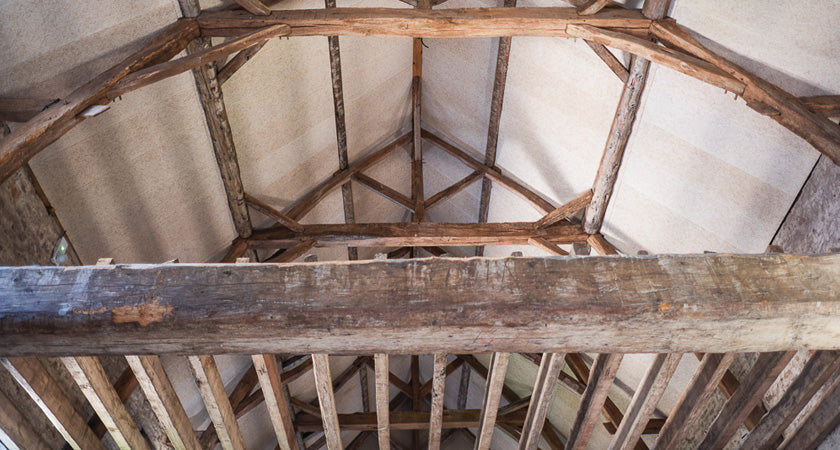 Transformation des dépendances du Château de Mimande en espaces de réception, chantier réalisé par A&A Heitz Architecture