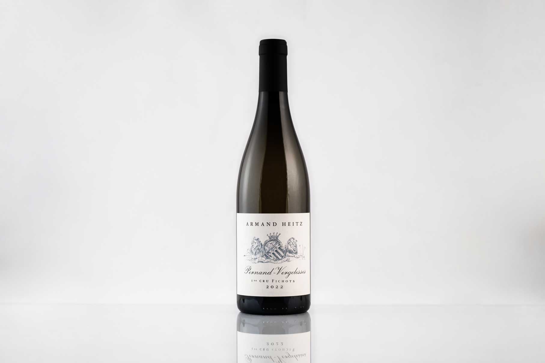 Pernand-Vergelesses 1er Cru Fichots Armand Heitz bouteille vin rouge de Bourgogne