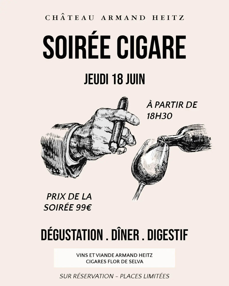 Cigar evening at the Château