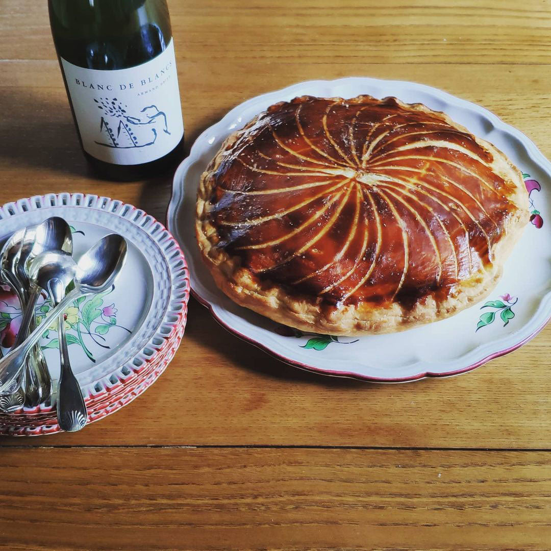 Accord met vin épiphanie galette des rois crémant de Bourgogne
