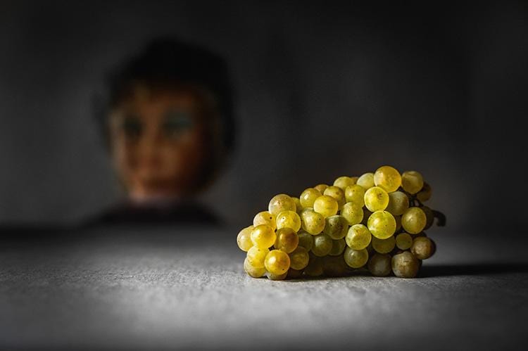 Tirage art photo grappe vin Chassagne Montrachet Tête du Clos